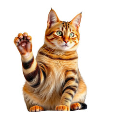 red cat with transparent background PNG and JPEG image	