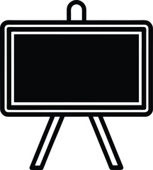 Chalkboard Icon Outline Vector Illustration