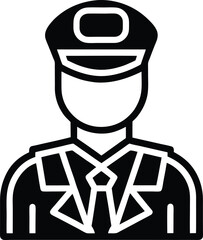 Customs Icon Outline Vector Illustration