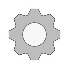 gear icon vector illustration	