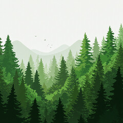 Fototapeta premium green forest background