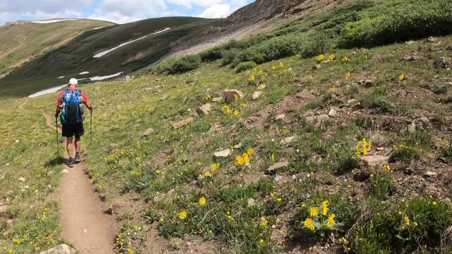 Hiking the 485 mile Colorado Trail, San Juan Mountains, Colorado