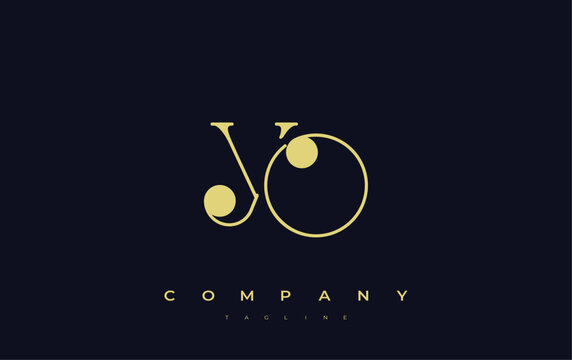 YO Typography Logo Design. Stylish monogram design depiction featuring the letters Y and O combined in an artistic signature style, delivering a unique and creative visual representation.