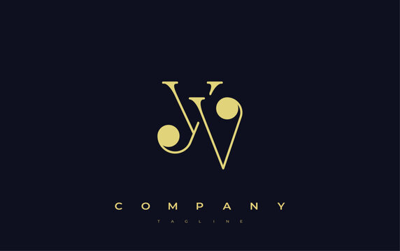YV Typography Logo Design. Stylish monogram design depiction featuring the letters Y and V combined in an artistic signature style, delivering a unique and creative visual representation.