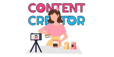 Vector Elements for Influencer Marketing Content