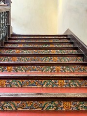 ceramic, decoration, old, spain, spanish, staircase, staircase step, step, tile, traditional, valencia, 