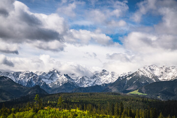 Fototapeta premium View on High Tatras peaks