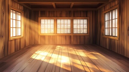 Fototapeta premium Empty Room Renovation: Before & After Ideas