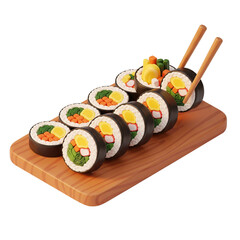 Kimbab 3D Icon