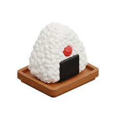 Onigiri 3D Icon