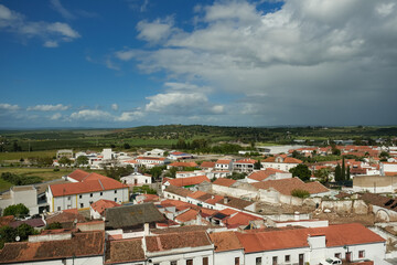 Obraz premium View over the city of Serpa, Alentejo, Portugal