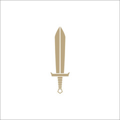 simple Sword icon logo designs vector