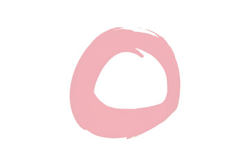 Pink watercolor background. Artistic hand paint. Isolated on transparent background.
