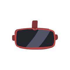 Obraz premium experience augmented reality ar glasses cartoon vector illustration