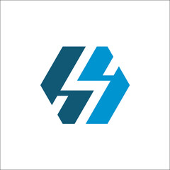 initials letter HH logo vector