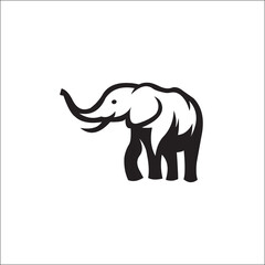 Naklejka premium Elephant icon. Vector concept illustration for design.