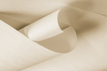 A sheet of paper in a warm vintage color.