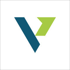 letter V initials logo vector template