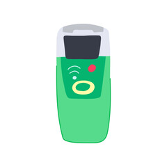 signal gps beacon cartoon vector illustration