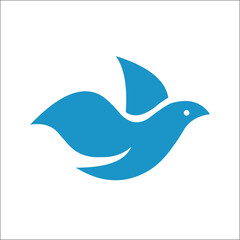 Bird Dove Logo Template vector illustration