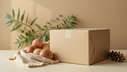 Eco-Friendly Packaging Box with Product Inside