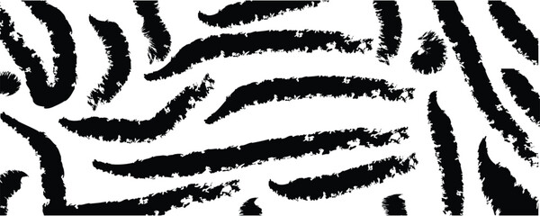 Grunge design elements. Brush texture banners. Collection of hand drawn Grunge collection. 