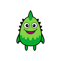 Cartoon Watercolor Palette Doodle Design