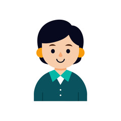 Cartoon Teacher Doodle Drawing