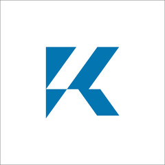 K logo vector,initials letter K sign and symbol
