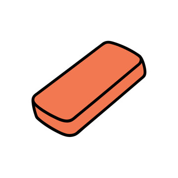 Cartoon Eraser Doodle Clipart