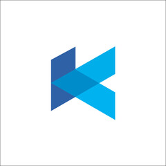 K logo vector,initials letter K sign and symbol