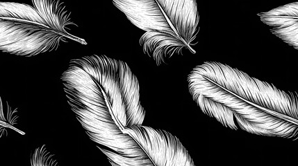 Parrot feather tile with multicolored details, suitable for exotic wallpaper, animal print products, and natural pattern compositions.