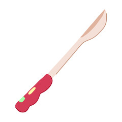 ergonomic smart spoon cartoon vector illustration