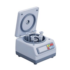 Fototapeta premium Laboratory Centrifuge with Test Tubes