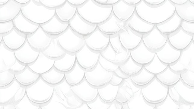 Detailed white fish scale pattern background.