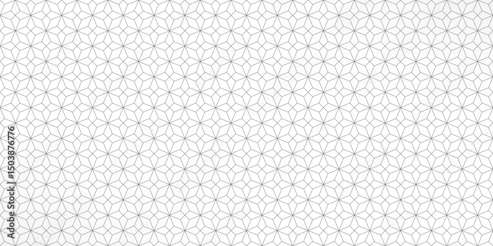 Aufkleber Abstract vector background with a seamless pattern of simple geometric shapes. Stylish vector texture