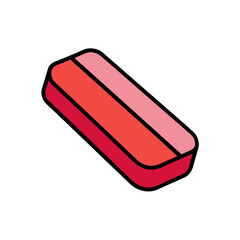 Cartoon Eraser Doodle Clipart