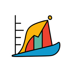 Cartoon Graph Paper Doodle Drawing