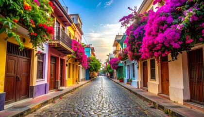 Obraz premium Pondicherry French Quarter India
