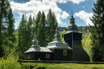 The Greek Catholic church of St. Demetrius in Czarna,Poland.