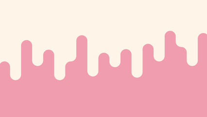 Pastel pink drip background with soft gradient.