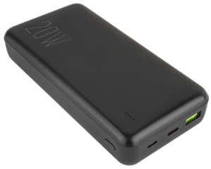 Portable porobank in plastic case