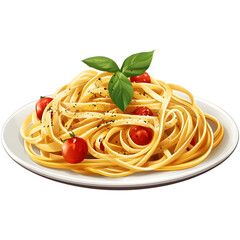 pasta with tomato and basil	
