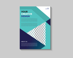 Corporate creative colorful business flyer template design, abstract business flyer, vector template design 