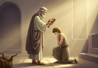 Samuel Anoints David(1 Samuel 16-13)