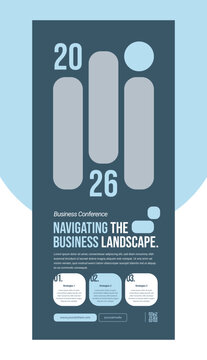Business Conference Roll Up Banner