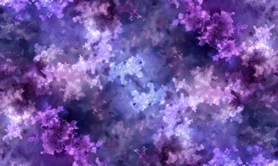 보라색과 파란색의 추상적인 꽃 패턴 배경