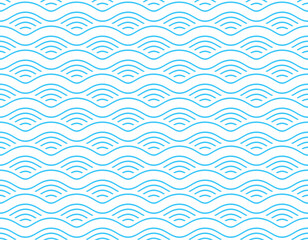 Abstract background with seamless wave pattern