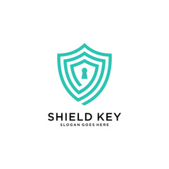 shield key logo vector designs