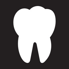 Tooth line icon set. Dental clinic logo. Clean teeth. Vector EPS